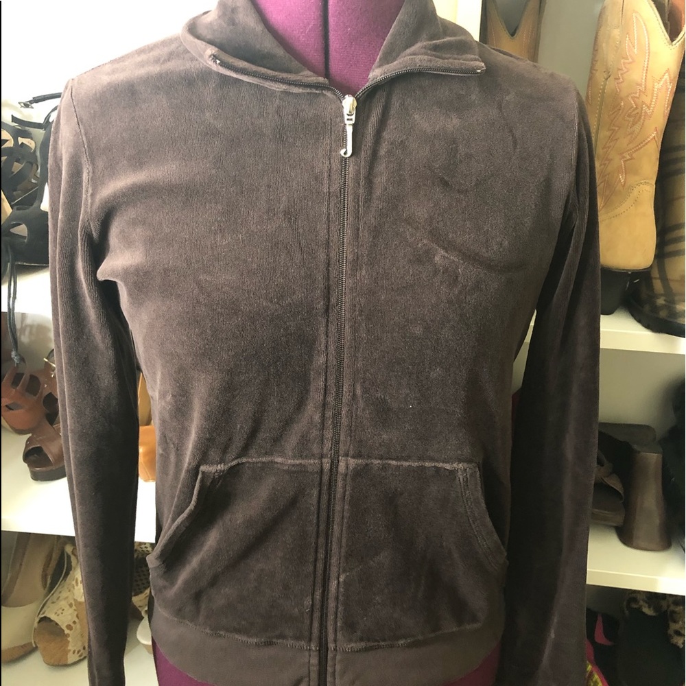 Juicy Couture Velour Brown Track suit 🌸